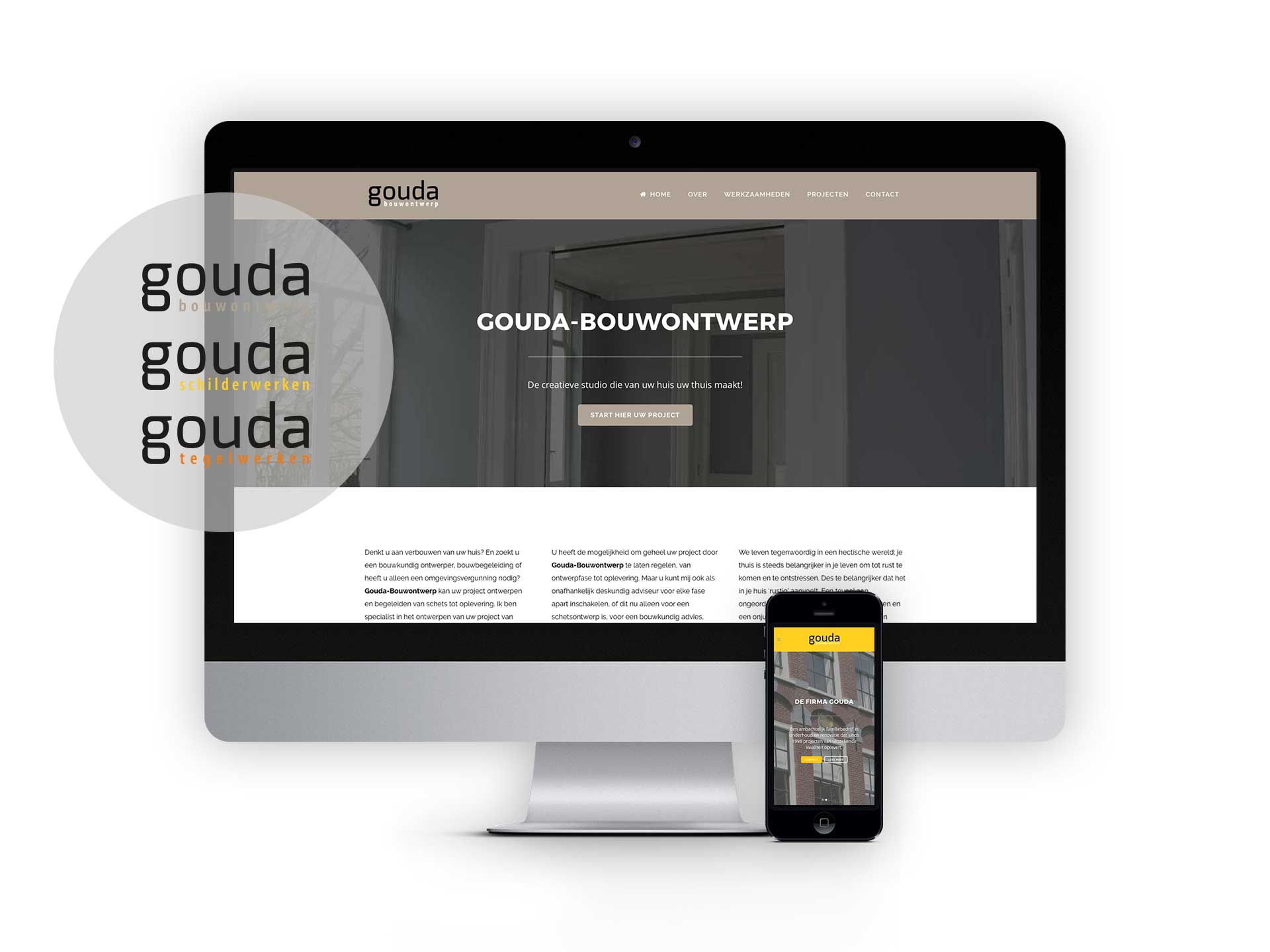 Gouda Bouwontwerp.nl, website